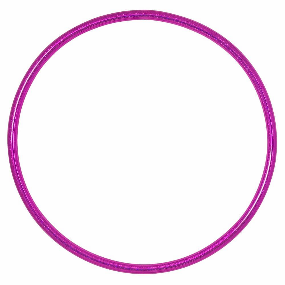 Hoopomania Hologramm hula hoop enfant | Ø 70 cm | Rose