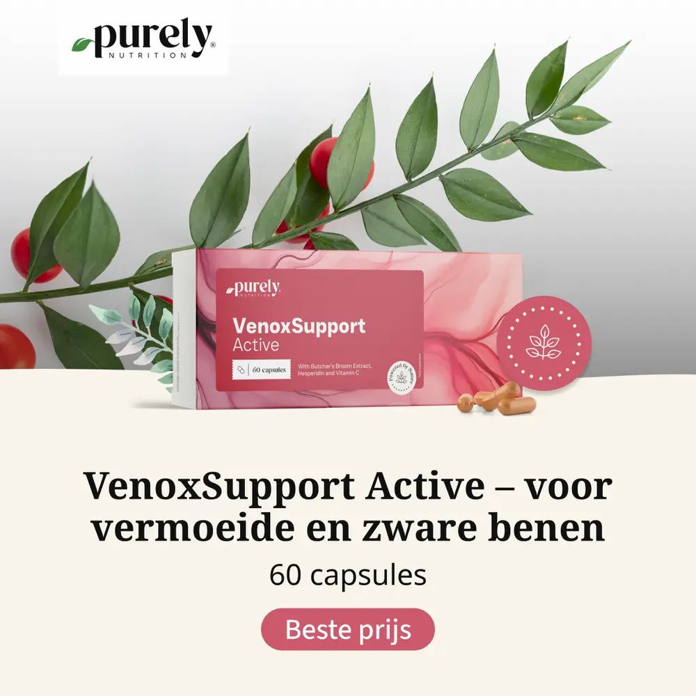 Productverpakking met productnaam en logo. Plantentak ernaast.