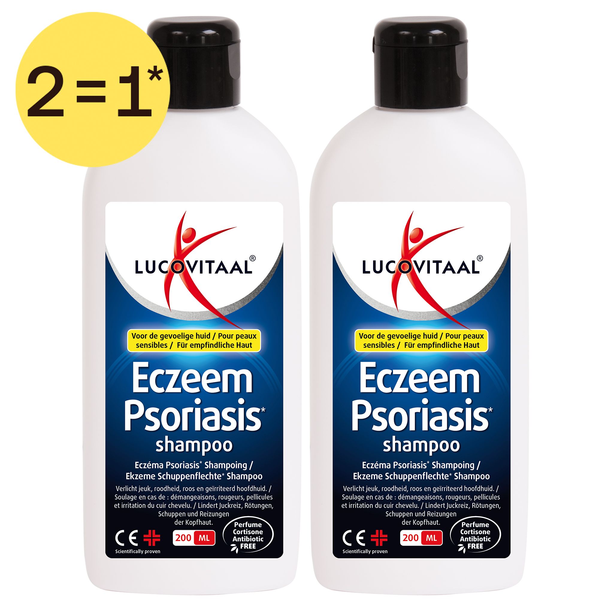 lucovitaal - Shampooing Eczéma Psoriasis | 2=1*