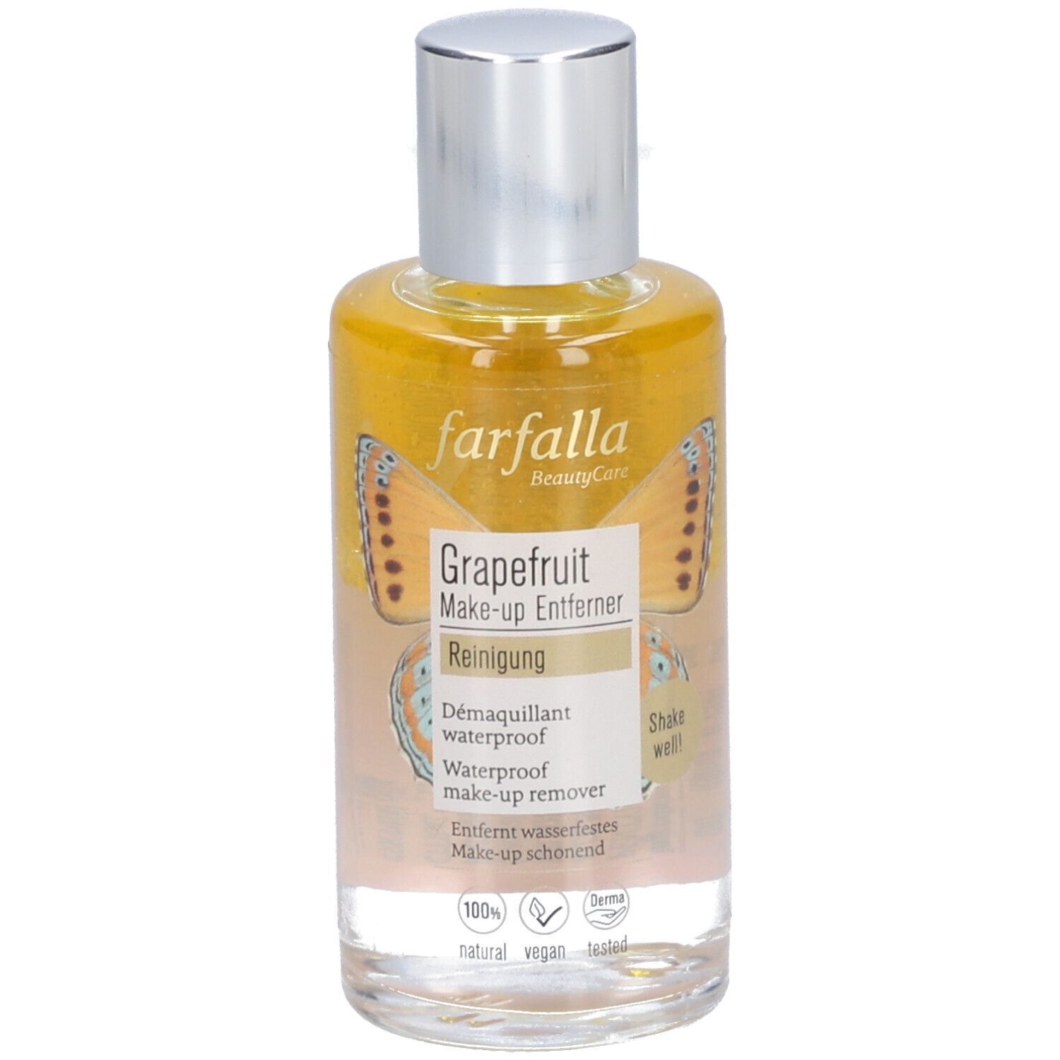 farfalla Grapefruit, Démaquillant waterproof