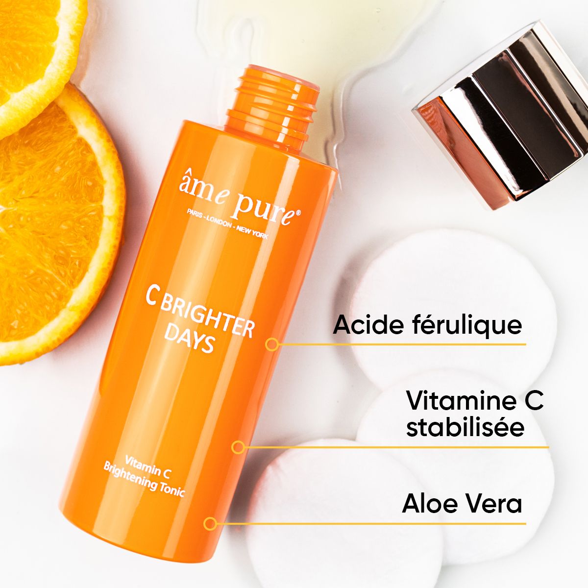 âme pure C-Brighter Days tonique hydratant à la vitamine C