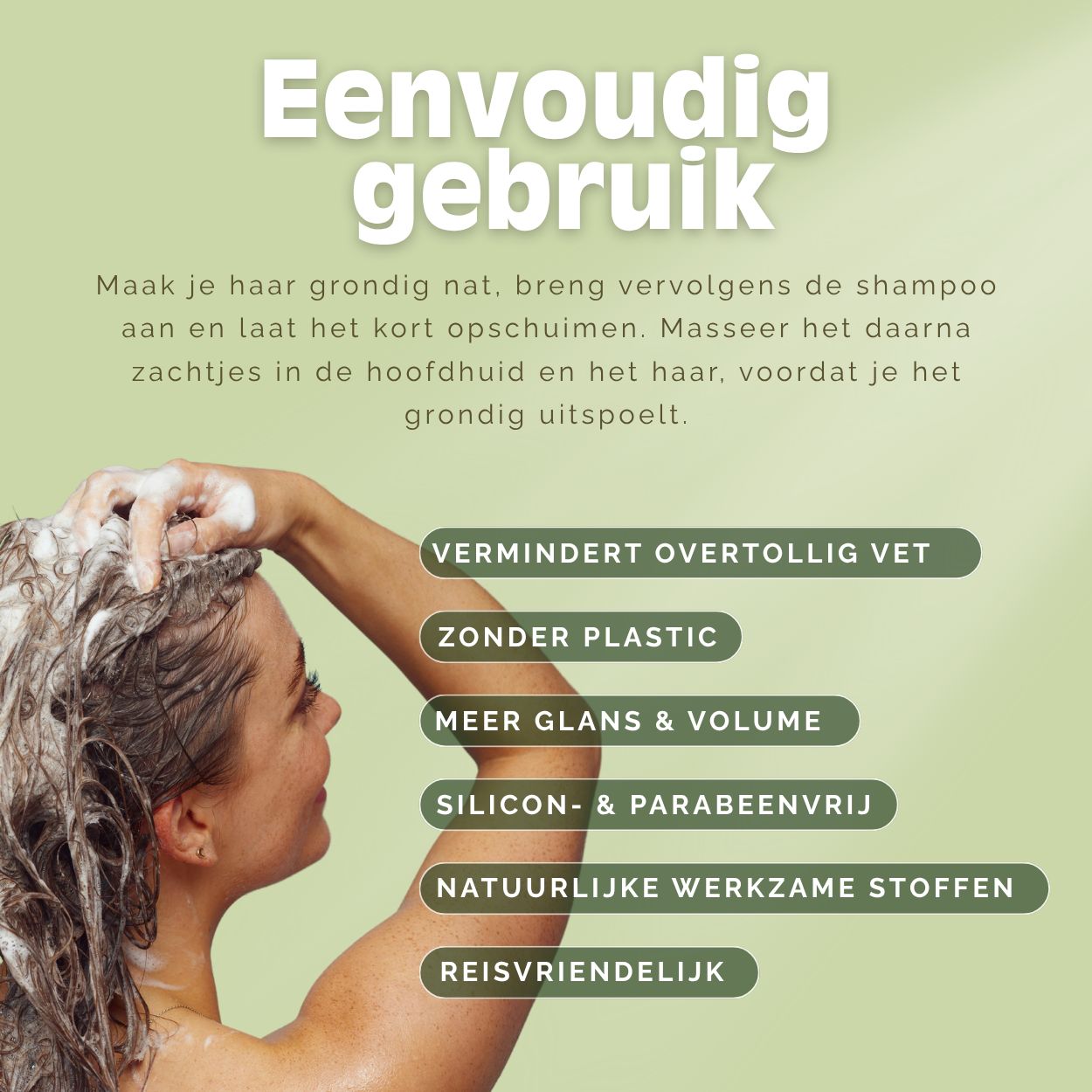 VitalizeNature Wild Freshness Shampoo Bar – Brandnetel & Rozemarijn voor Vet Haar