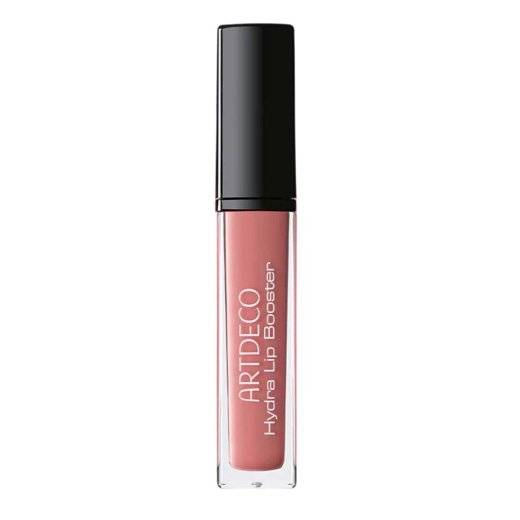 ARTDECO Hydra Lip Booster in een transparant flesje met zwarte dop. Roze tint.