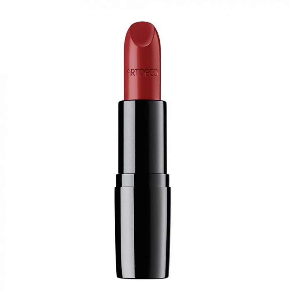 Artdeco lippenstift, zwarte schacht, rode lipstick punt.