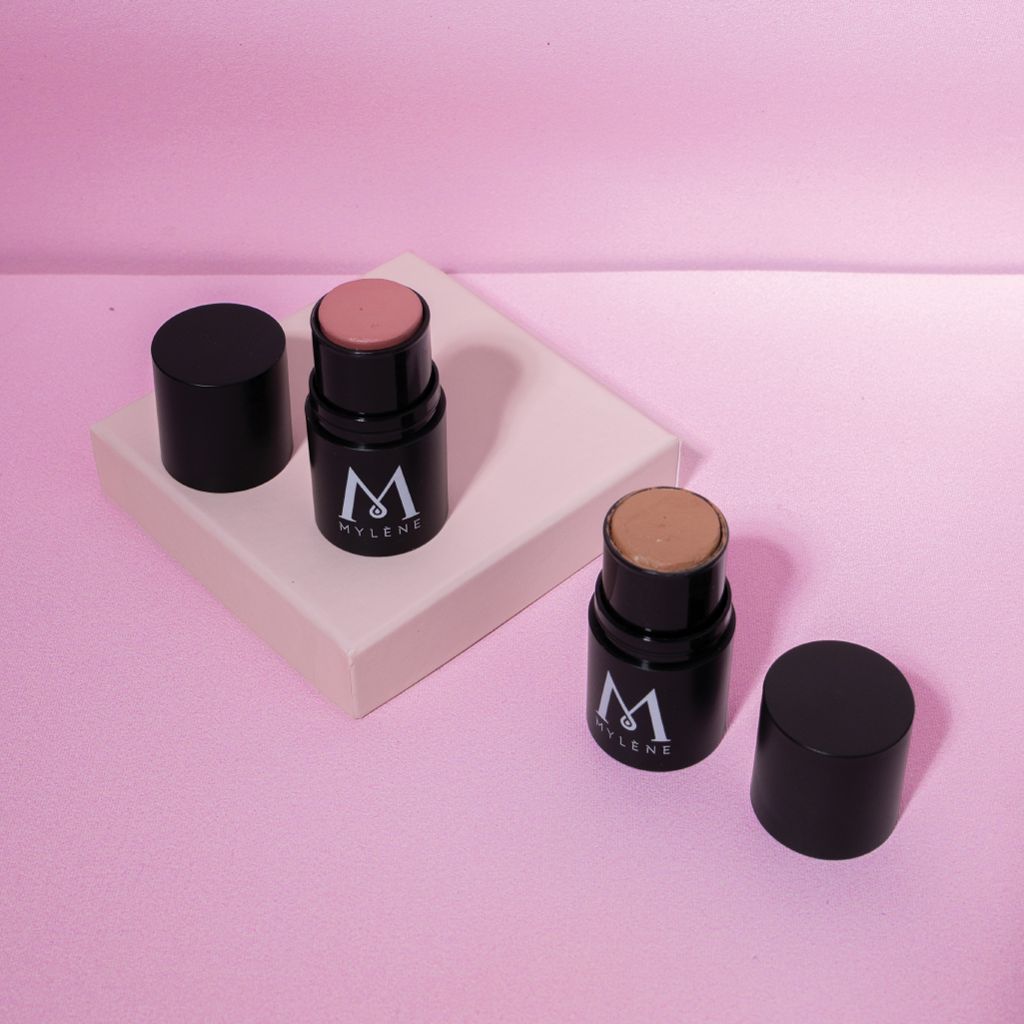 Mylène Velvet Blush Stick Soft Nude | Blush crème en stick | Effet bonne mine