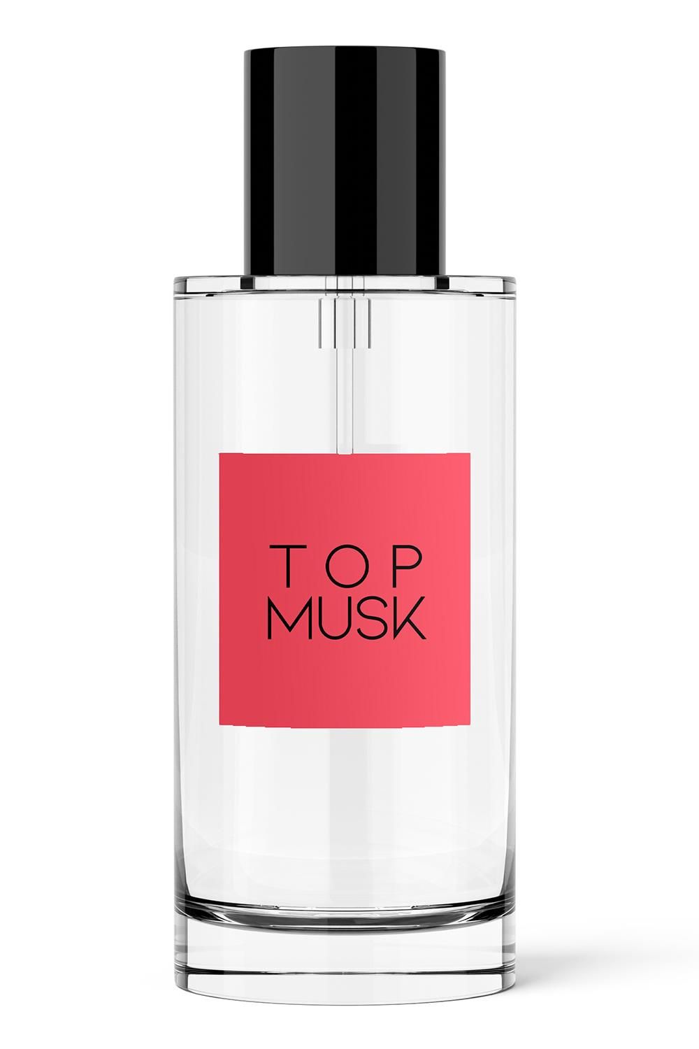 Top Musk Eau de Toilette pour Homme, 50ml, Natural Spray, Made in France.