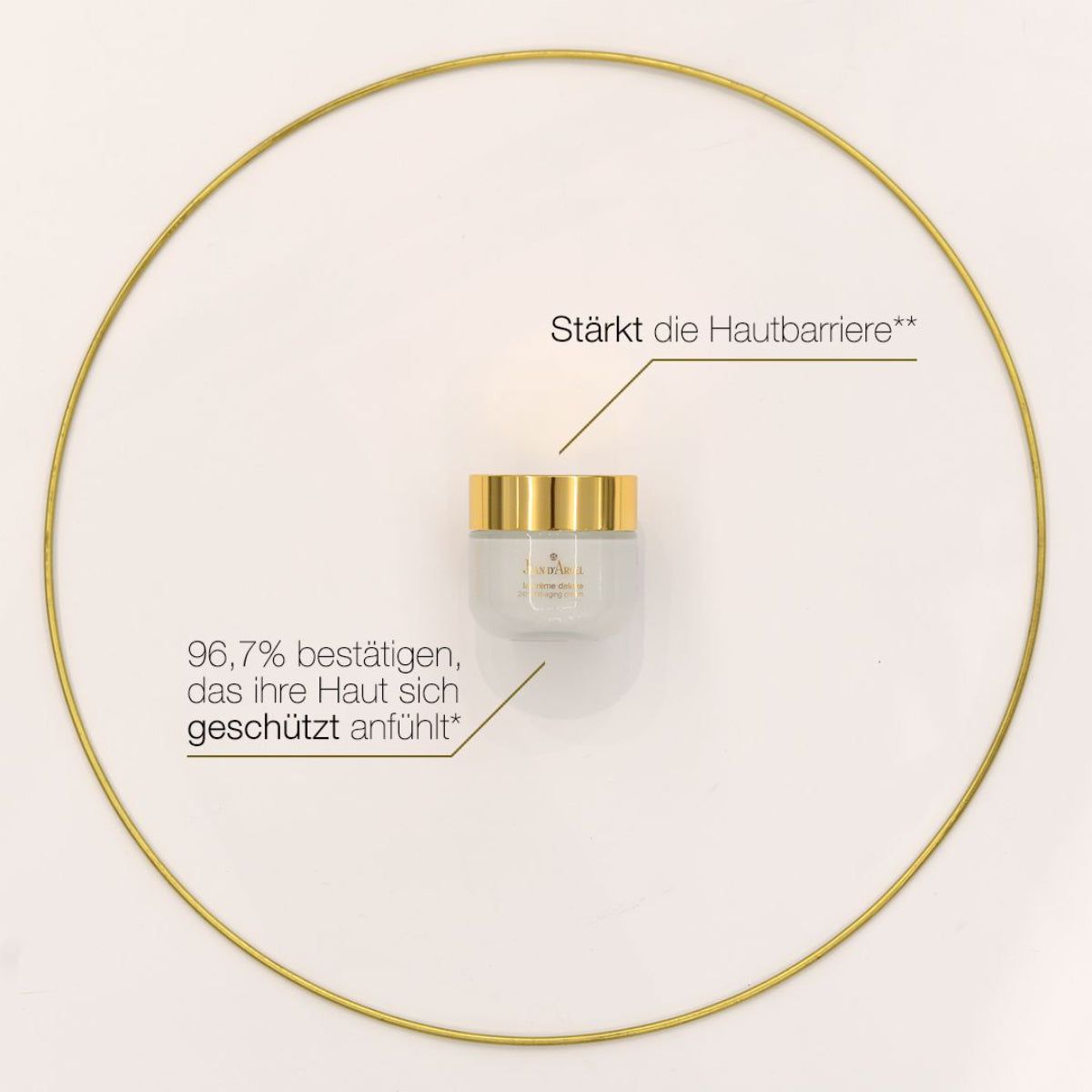 Jean d'Arcel Miratense La Crème Deluxe 24h Anti-Aging Cream | Rijpere huid