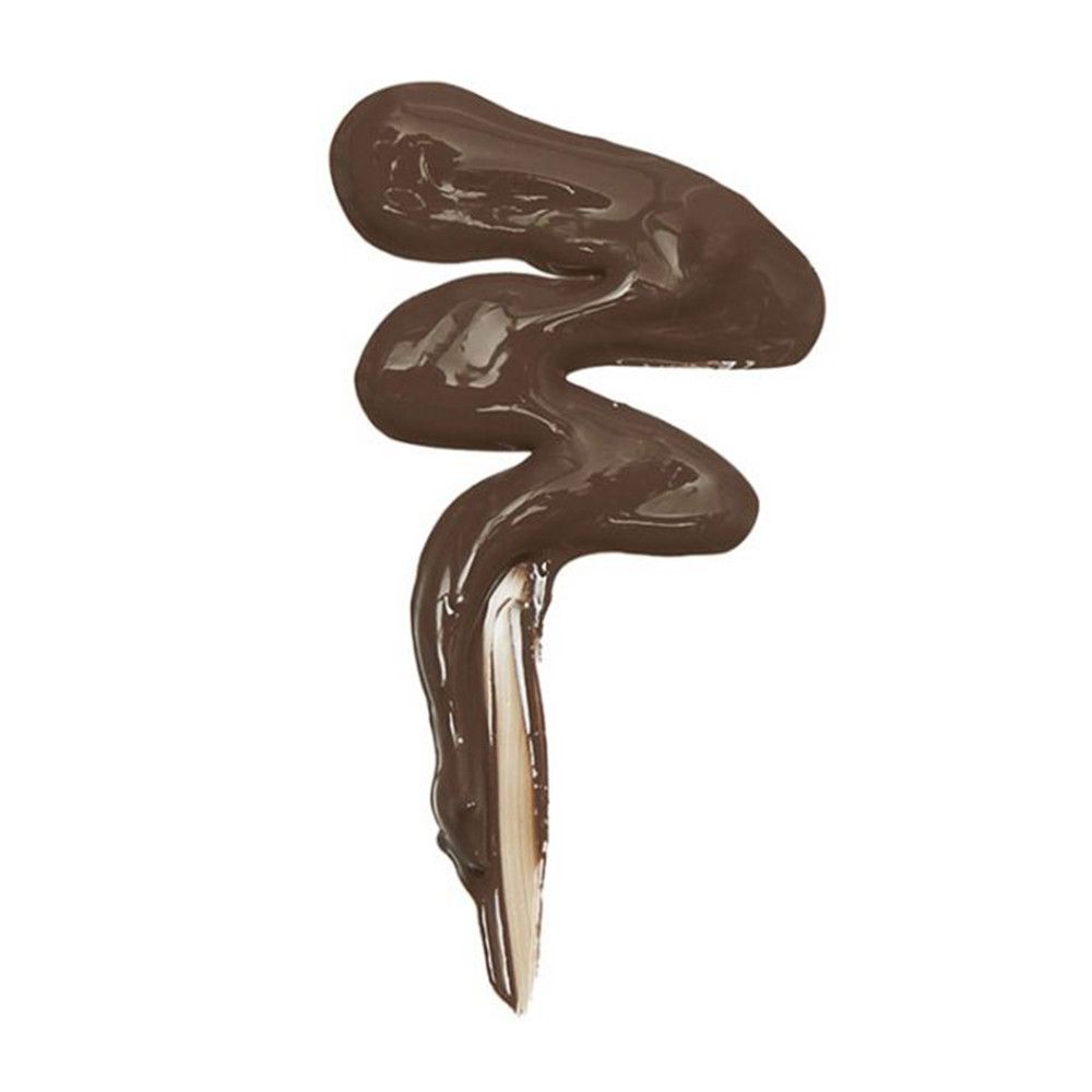 Échantillon de correcteur brun. Couleur. Fond clair.