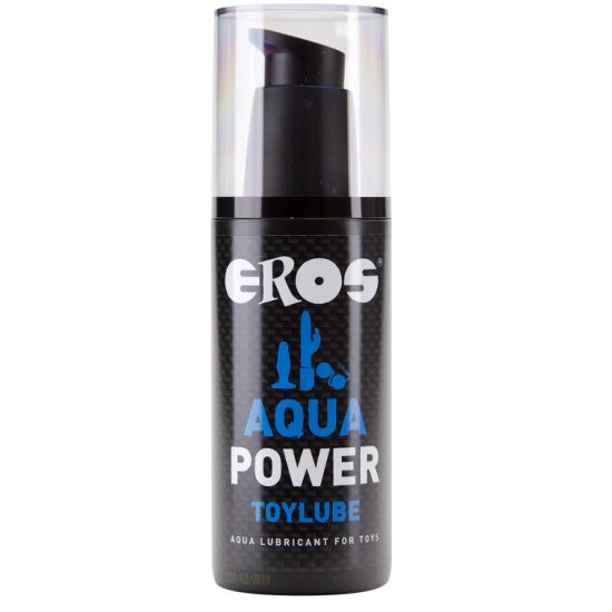 Eros Aqua Power Toylube : Lubrifiant à base d'eau pour jouets dans un flacon pompe.