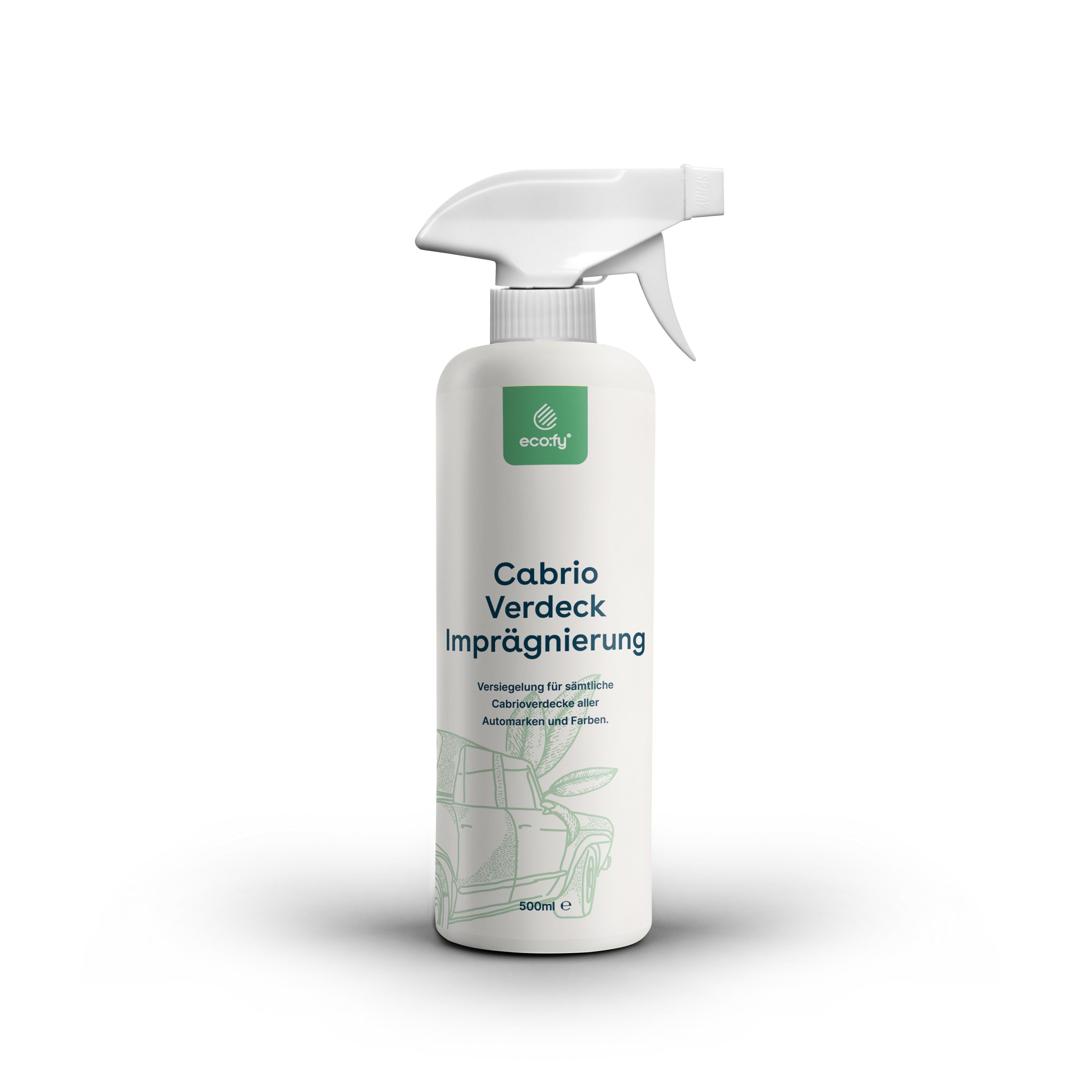 eco:fy® Imperméablisiant pour capote de cabriolet • traitement hydrofuge pour le toit