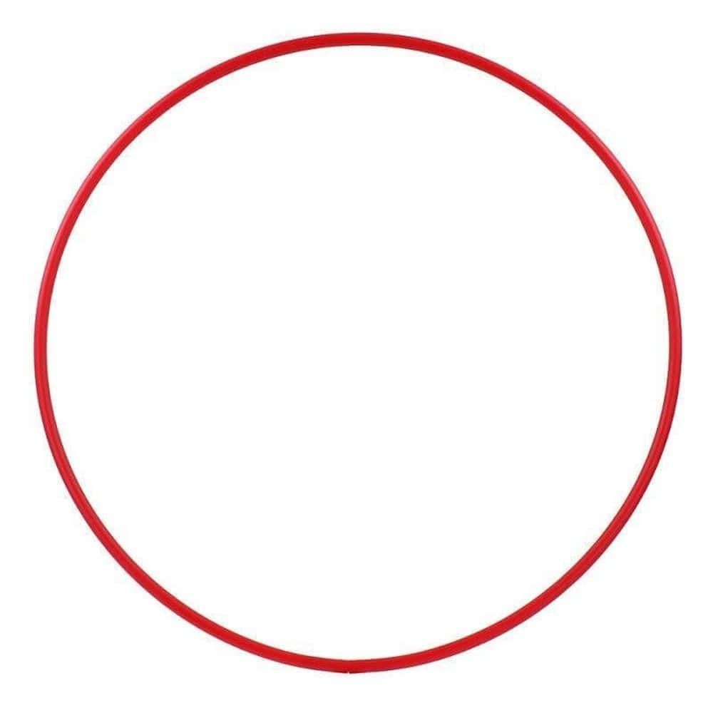 Hoopomania hula hoop enfant sans ruban décoratif ni grip | Ø 70 cm | Rouge