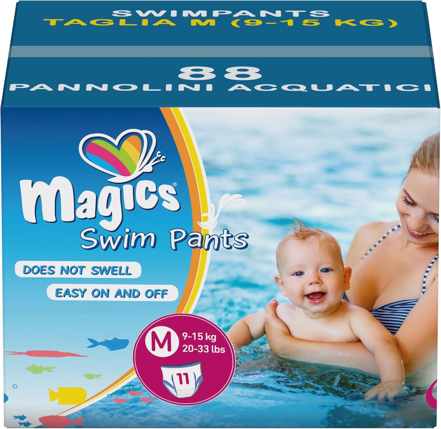 Magics Swim Pants Wegwerpzwemluiers voor baby's