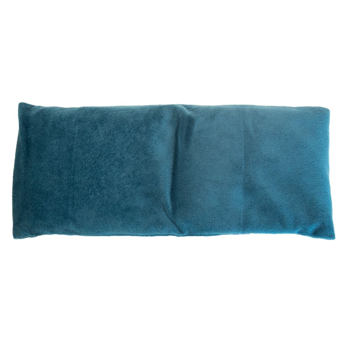 Masque pour les yeux Verzwaringsoogmasker bleu, rectangulaire. Matière douce. Vue simple du produit, sans emballage ni contexte.