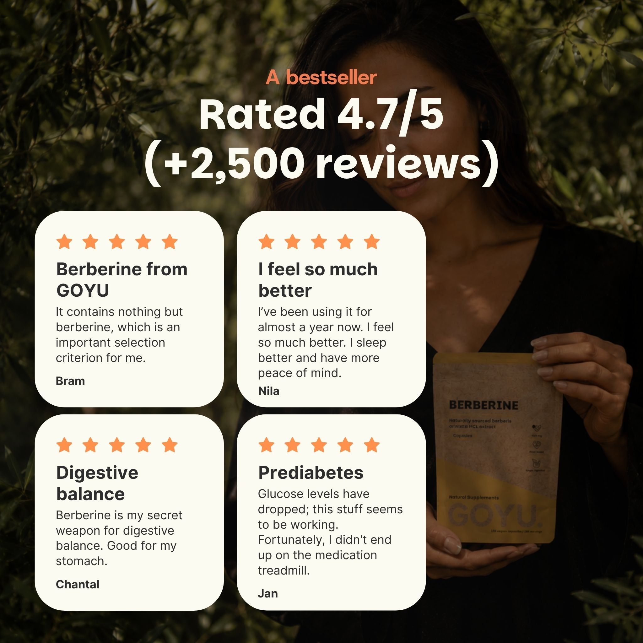 Berbérine GOYU : Bestseller, noté 4,7/5 avec plus de 2 500 avis. Avis clients.