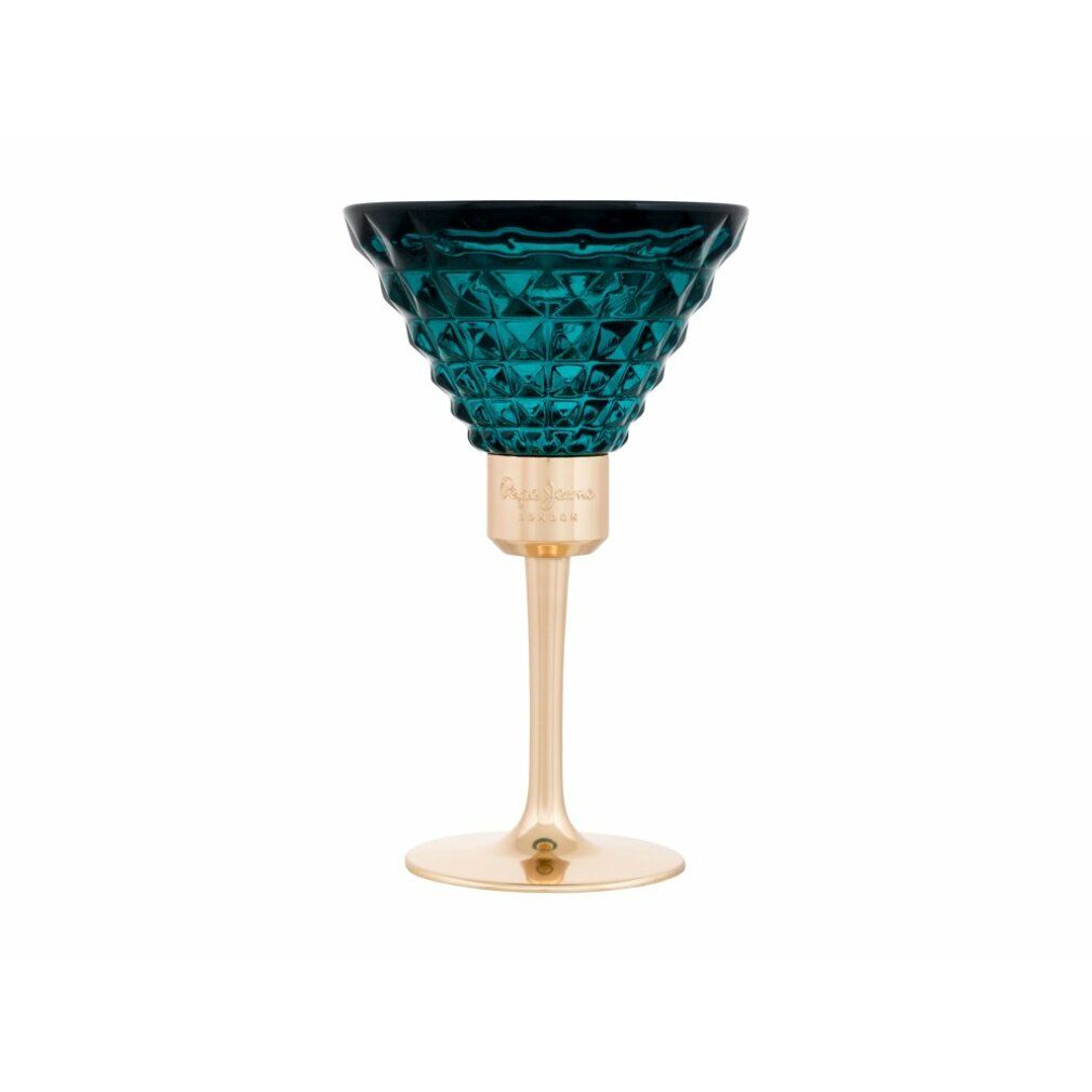 Pepe Jeans Celebrate Eau de Parfum flesje in cocktailglasvorm met gouden steel en voet.