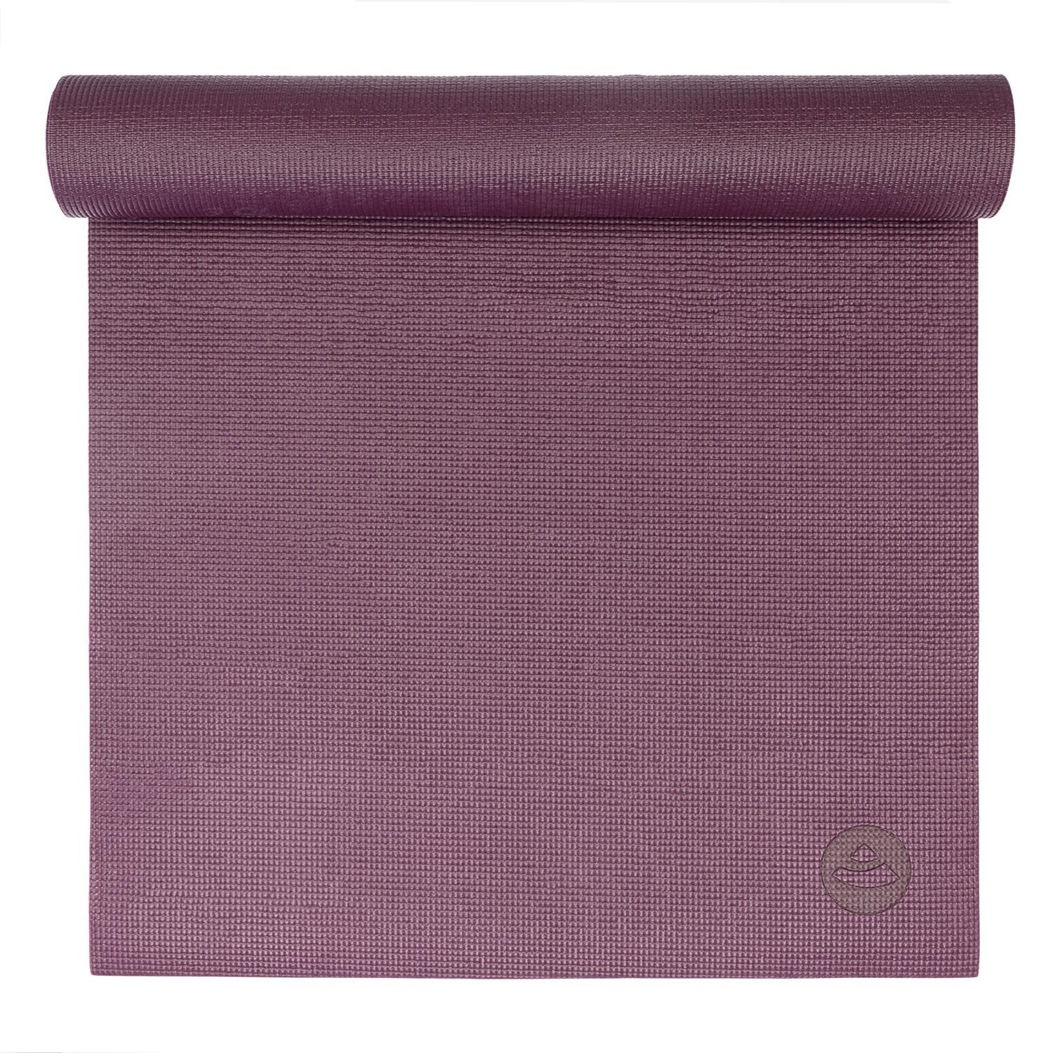 bodhi LEELA Collectie PVC yogamat aubergine/paars