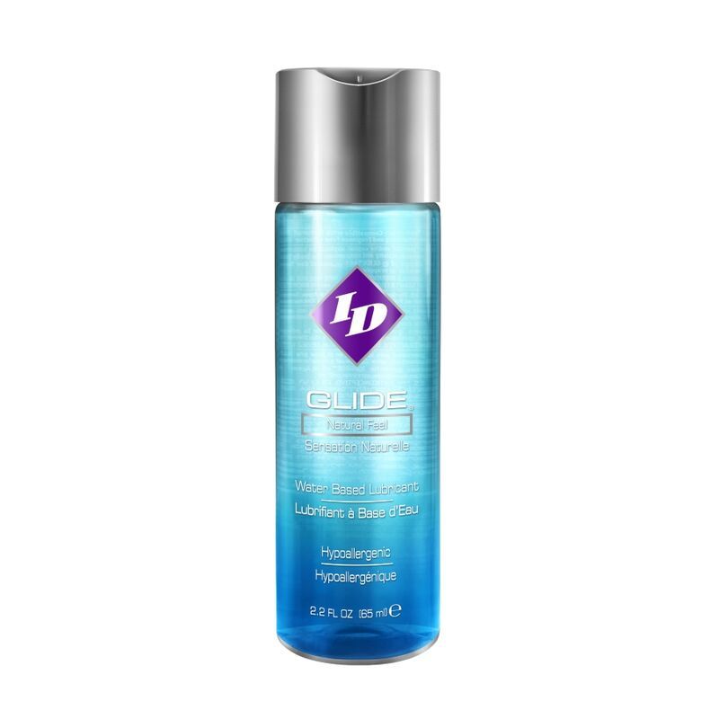 Lubrifiant ID Glide, à base d'eau, hypoallergénique, flacon de 85 ml.