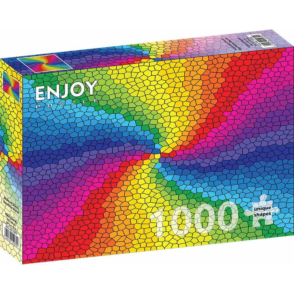 enjoy Puzzle explosion arc-en-ciel en vitrail 1000 pièces
