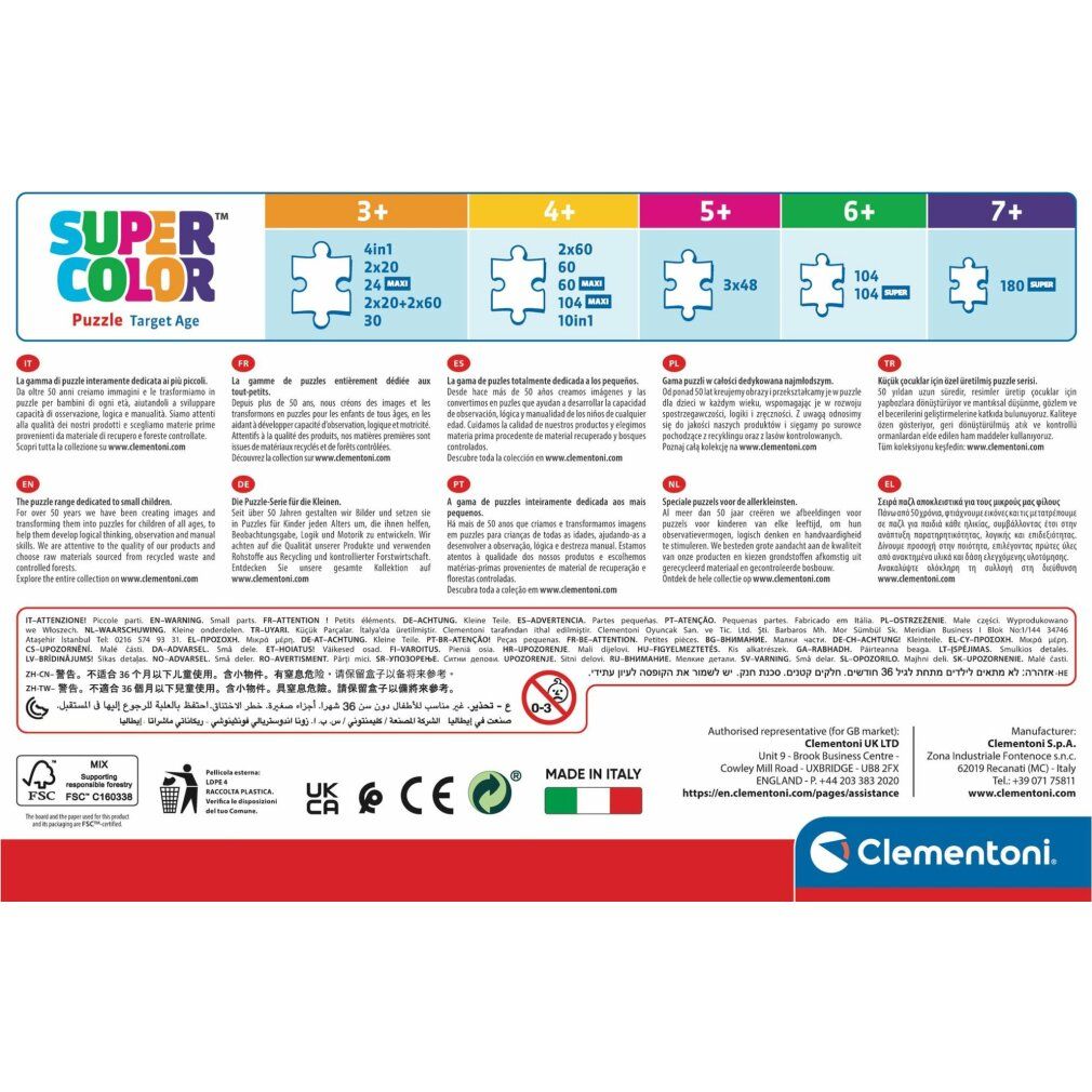 2 Puzzle da 60 Pezzi - Spidey