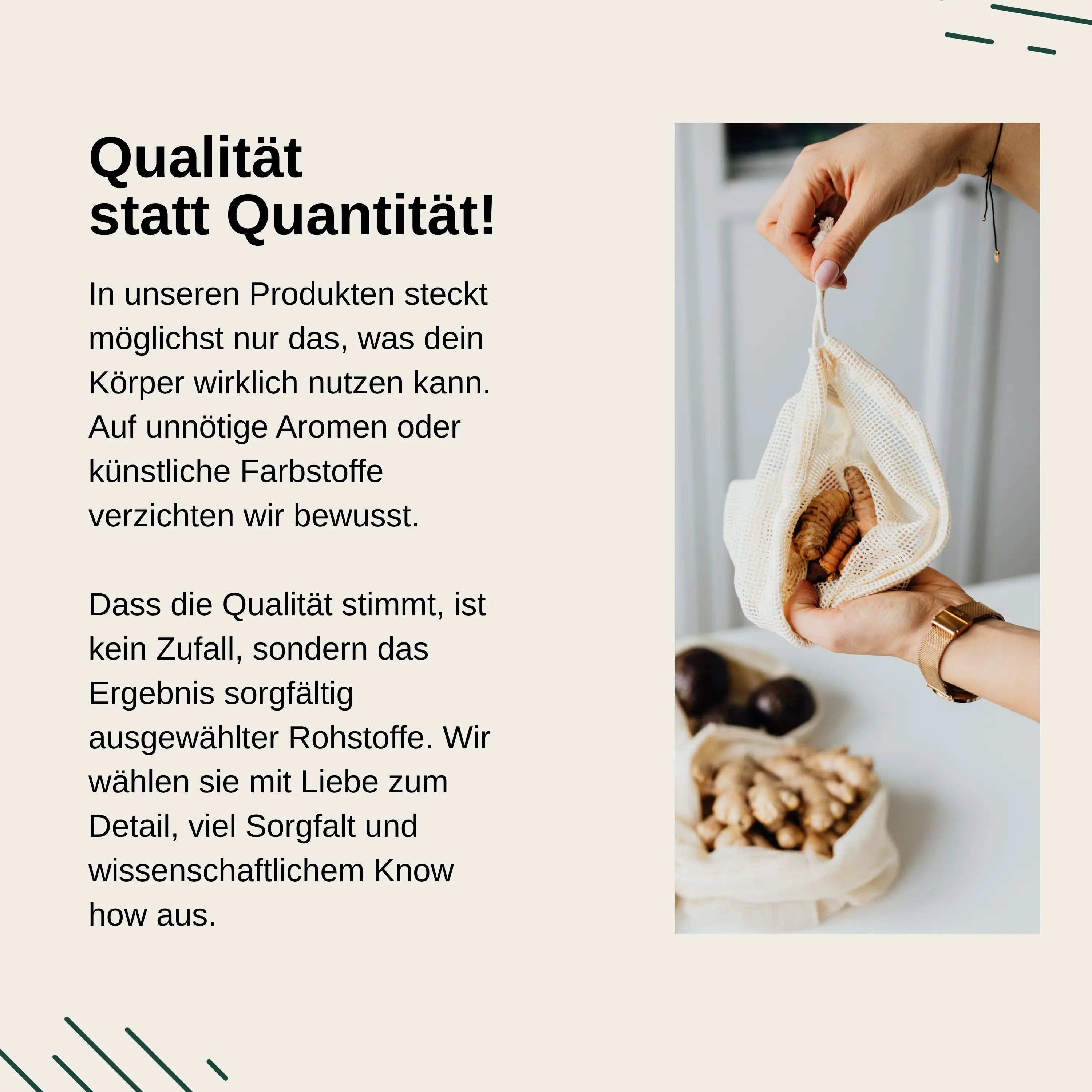 Vita Elements Kurkuma Extract: Kwaliteit in plaats van kwantiteit! Alleen ingrediënten die het lichaam echt kan gebruiken. Zonder kunstmatige aroma's/kleurstoffen.