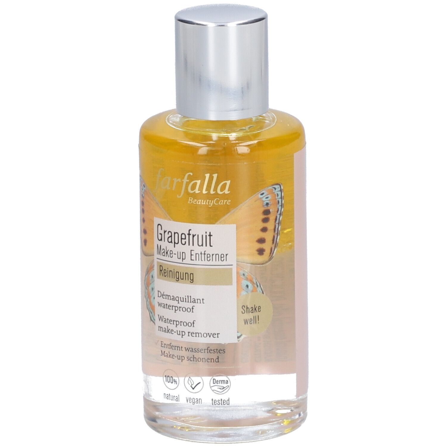 farfalla Grapefruit, Démaquillant waterproof