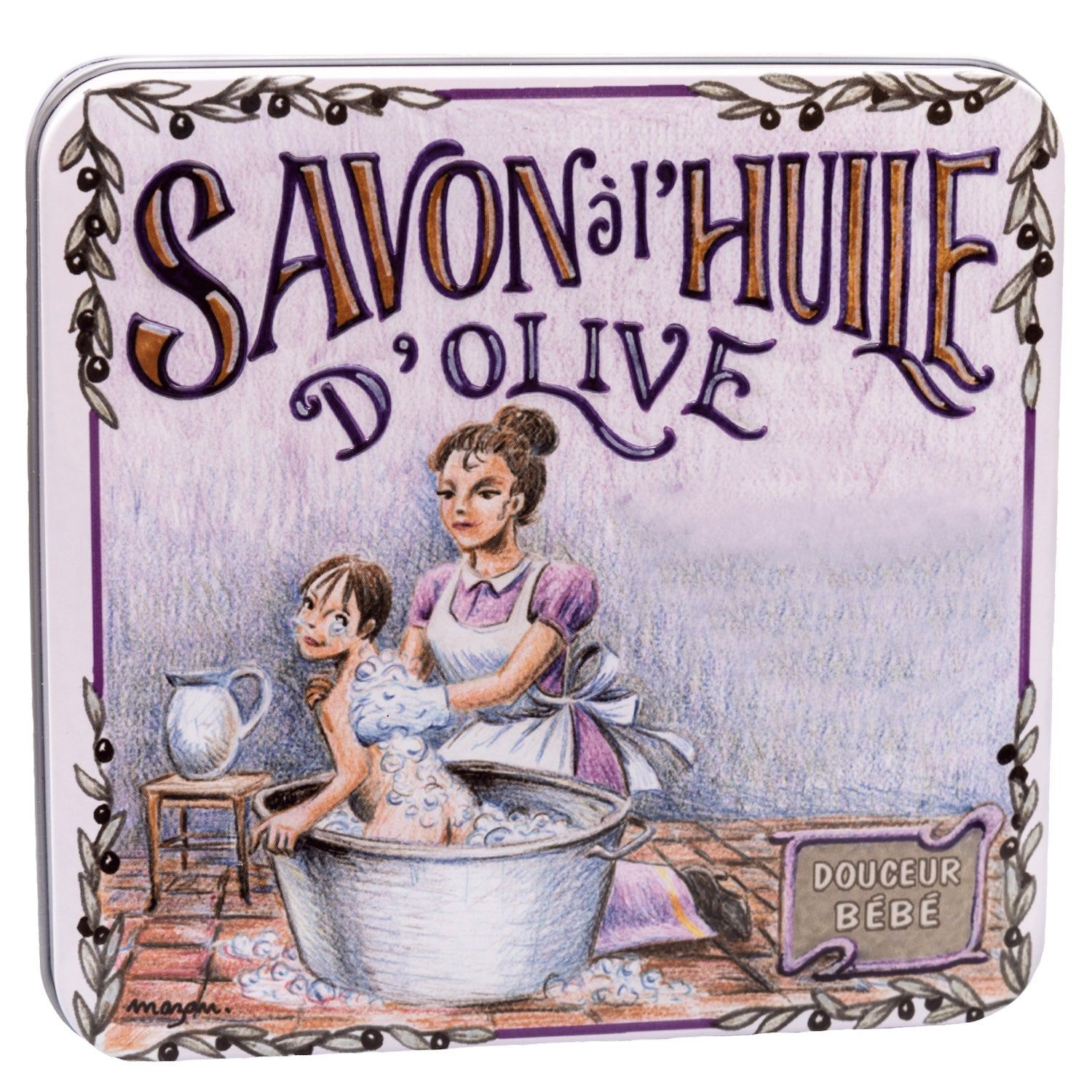 La Savonnerie de Nyons - Metalen doosje met zeep "Le Bain"