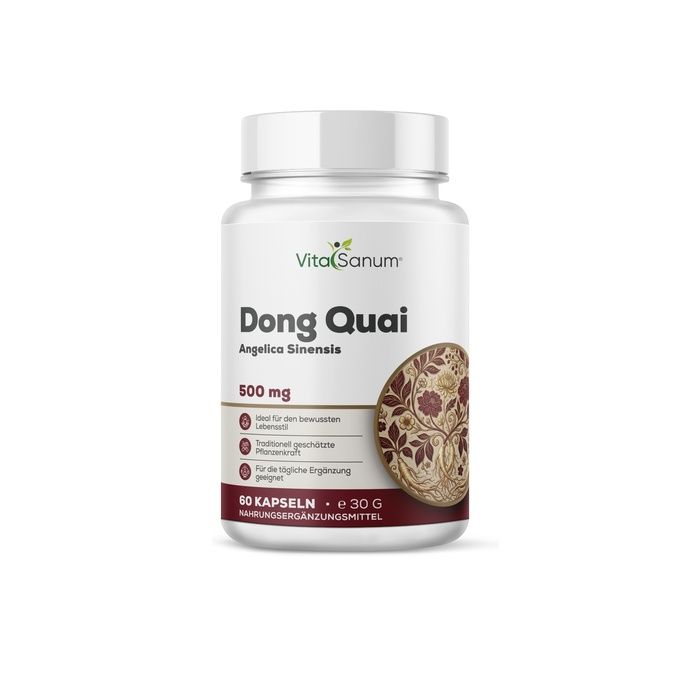 VitaSanum Dong Quai capsules, 500 mg, 60 vegan capsules.