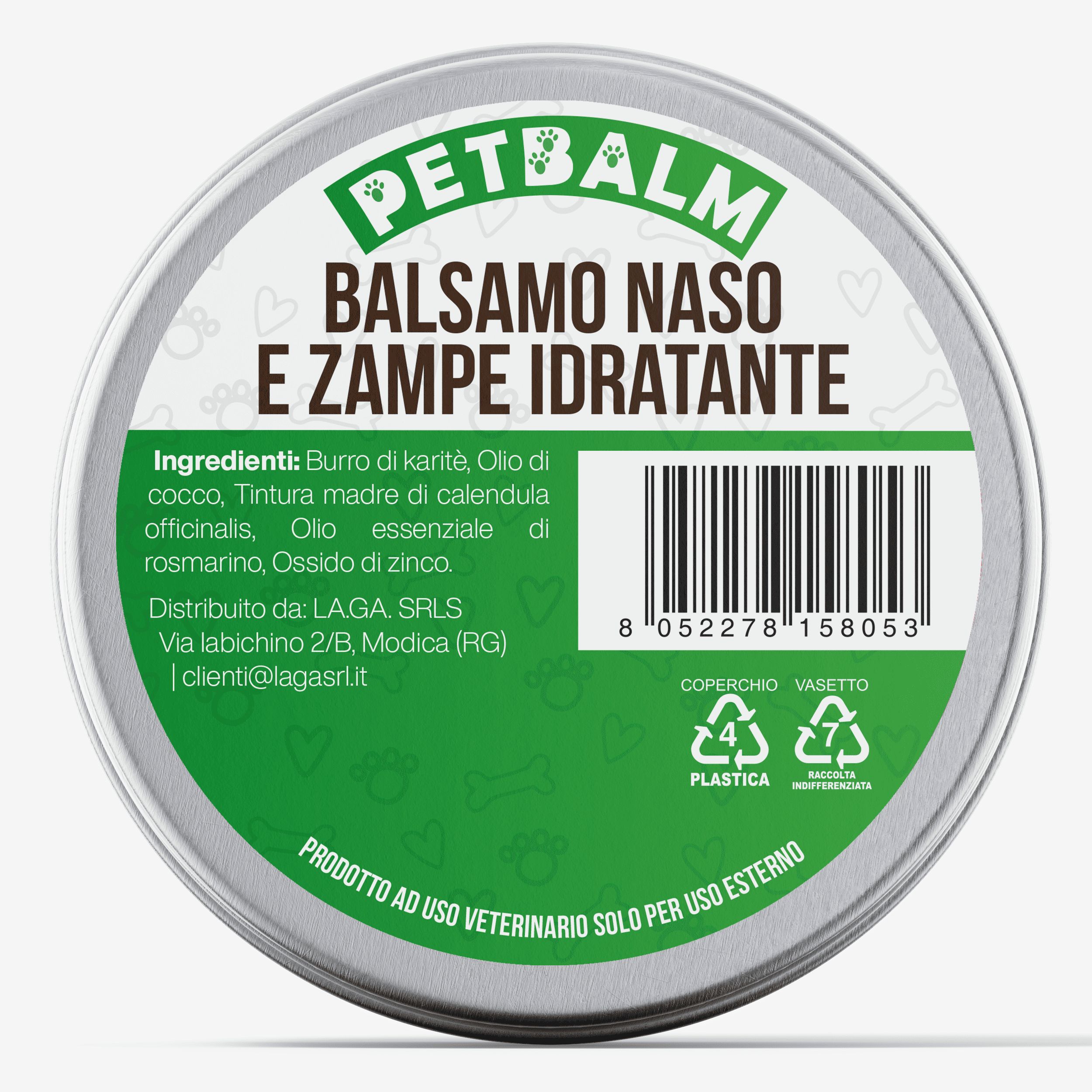 LA.GA Petbalm – Baume Protecteur pour Coussinets et Truffe – Chiens et Chats