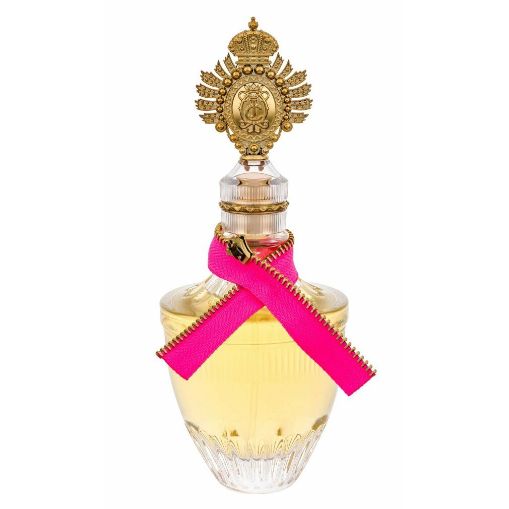 Flacon de parfum Juicy Couture Couture Profumo da Donna avec ruban rose et breloque.