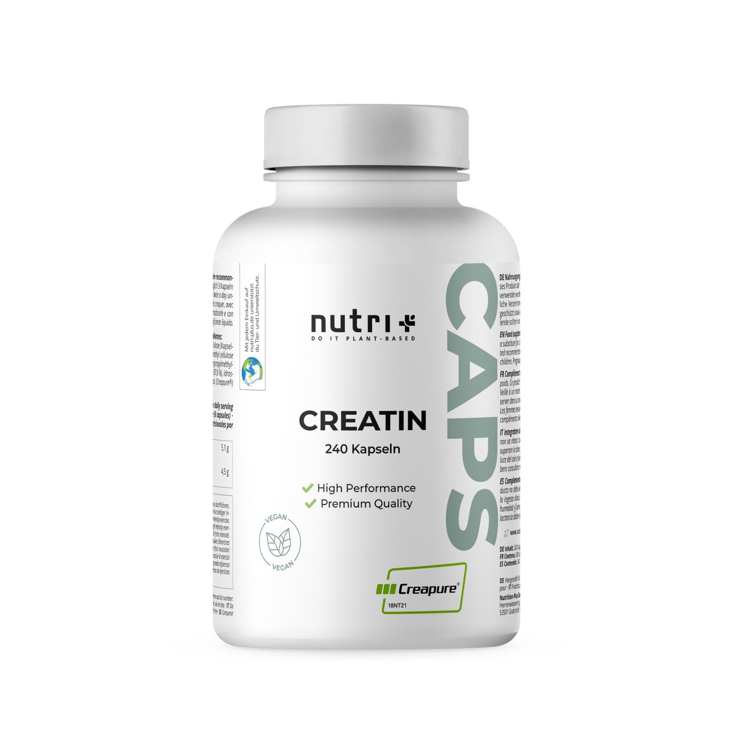 nutri+ Créatine Monohydrate Creapure