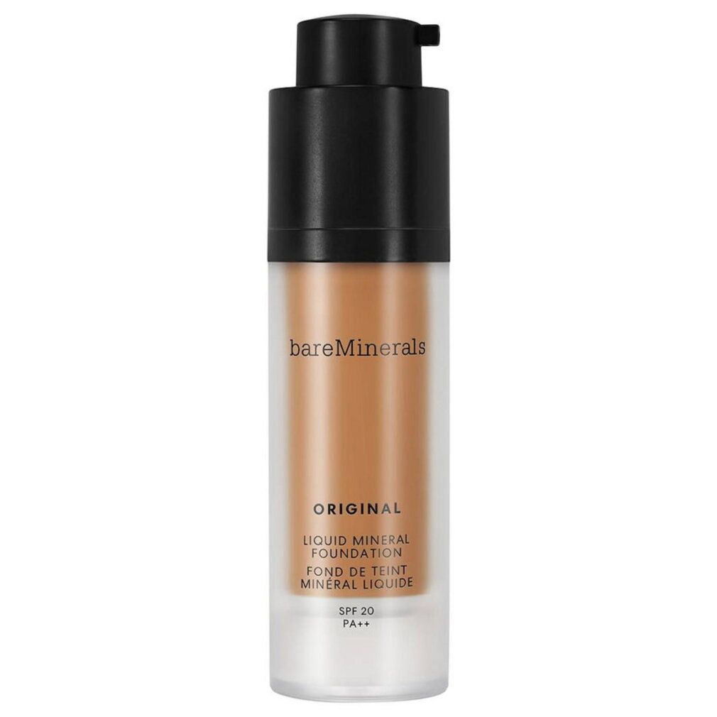 Bareminerals Original Liquid Foundation, 24-Neutral Dark. Flacon pompe, FPS 20.