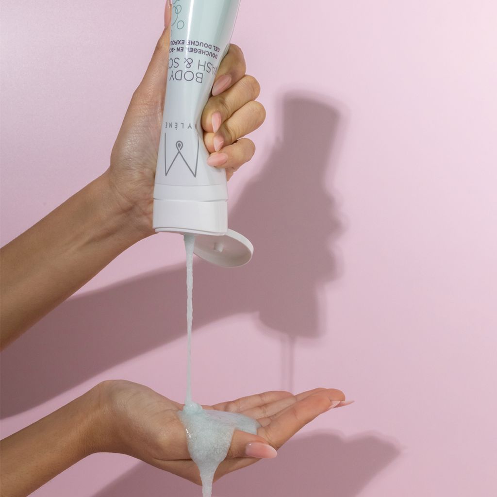 Mylène Body Wash & Scrub | 2-in-1 douchegel en scrub