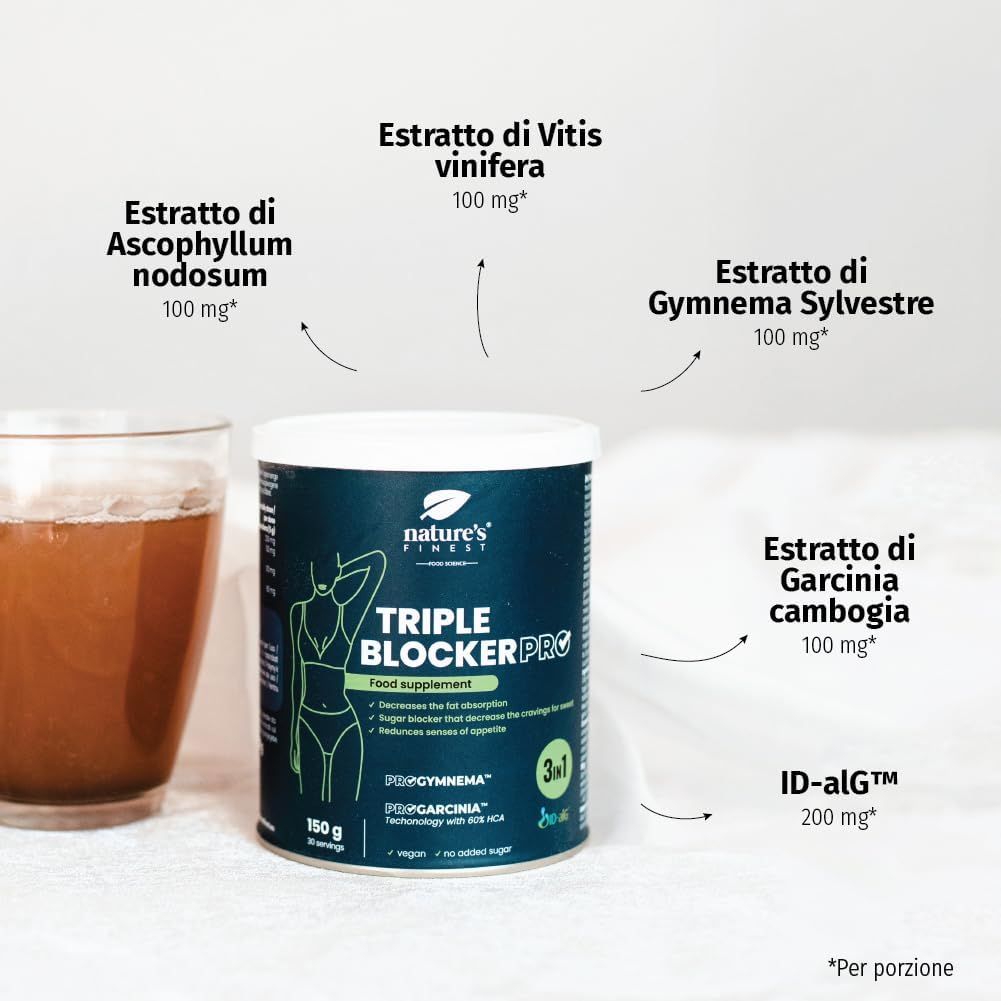 Nature's Finest Triple Blocker PRO - Complément minceur 3-en-1