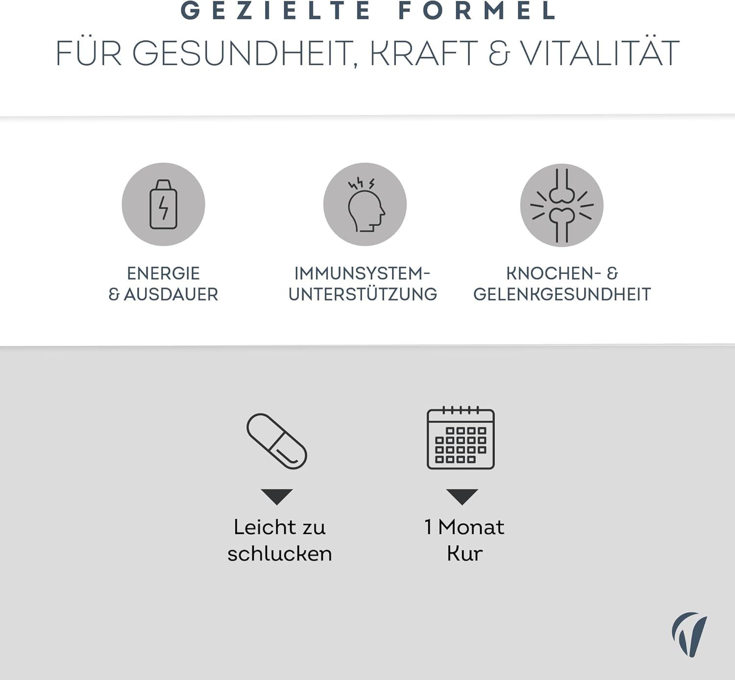 Vitavea Shilajit capsules: Formule voor gezondheid, kracht & vitaliteit. Makkelijk door te slikken, 1 maand kuur.