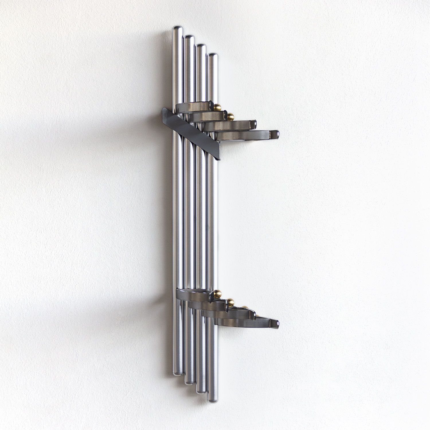 bodhi Yoga Wall - Support de rangement mural pour 4 barres transversales