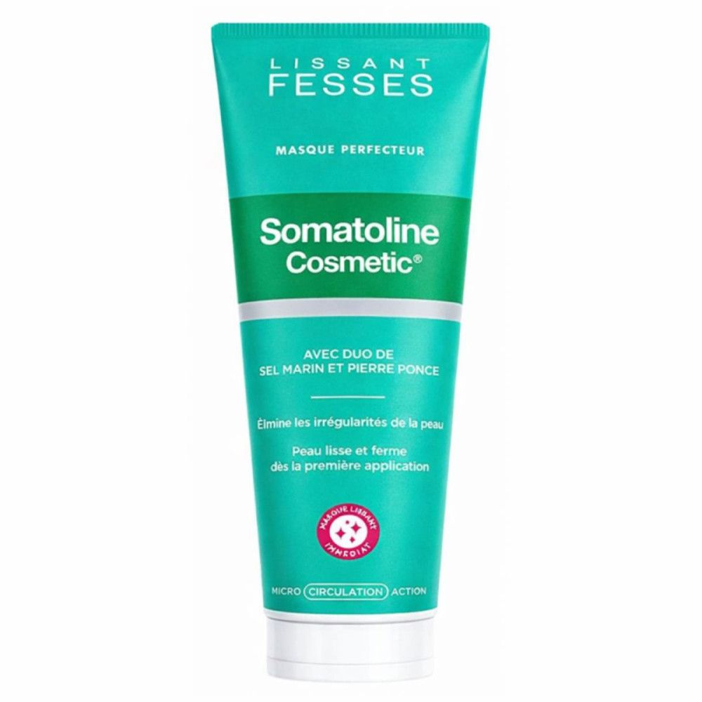 Somatoline cosmetic - Masque Perfecteur Lissant Fesses - Duo de Sel Marin et Pierre Ponce