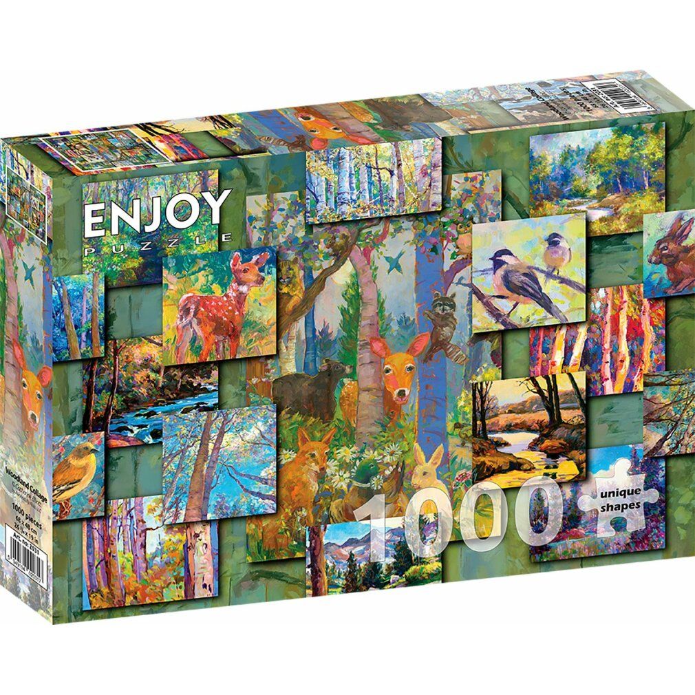 enjoy gâteau de la forêt puzzle 1000 pièces