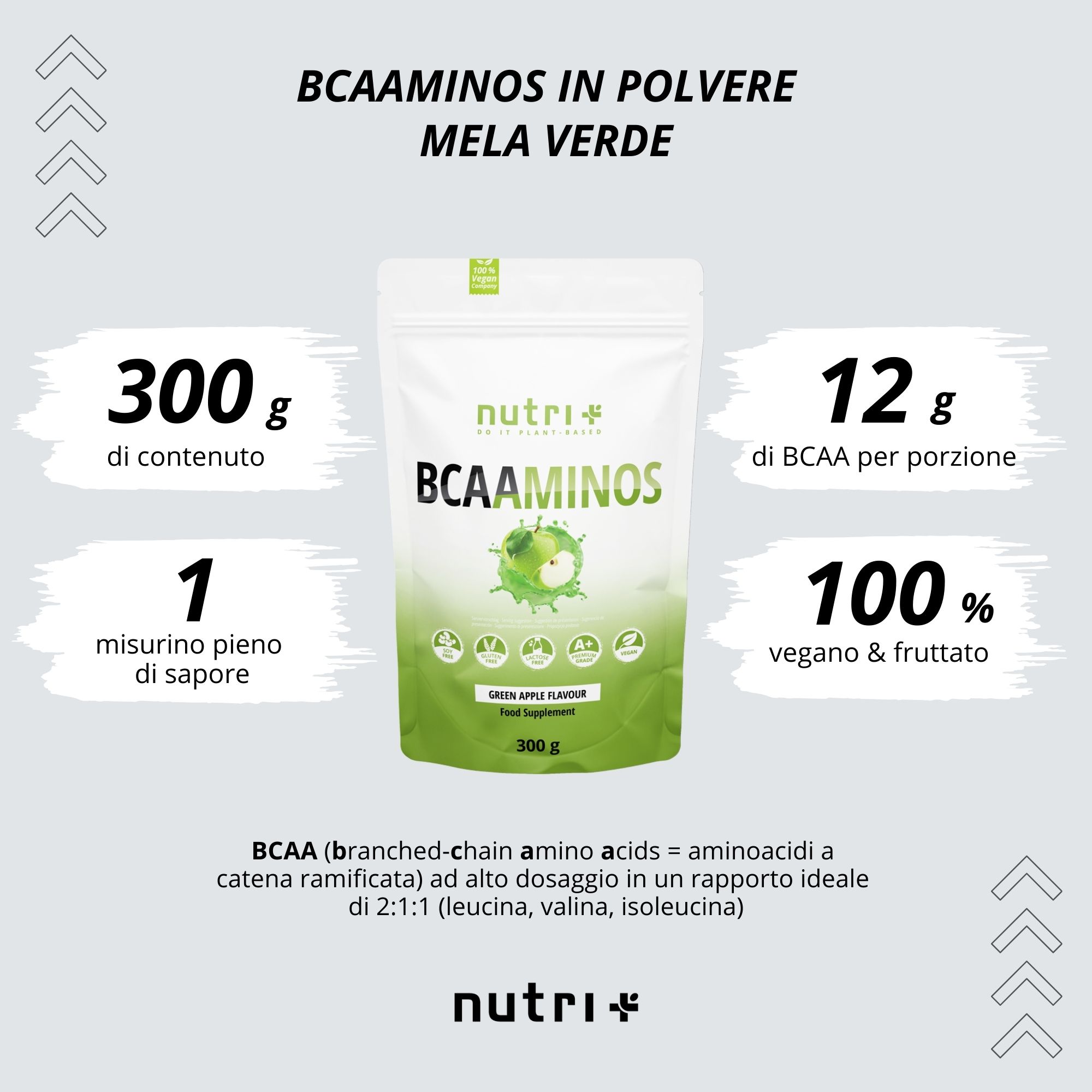 nutri+ BCAA en poudre