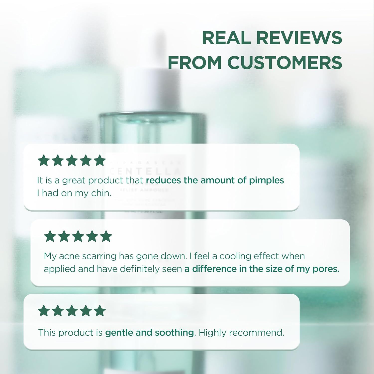 Avis clients. Texte sur rectangles blancs. Évaluations par étoiles. Arrière-plan produit.