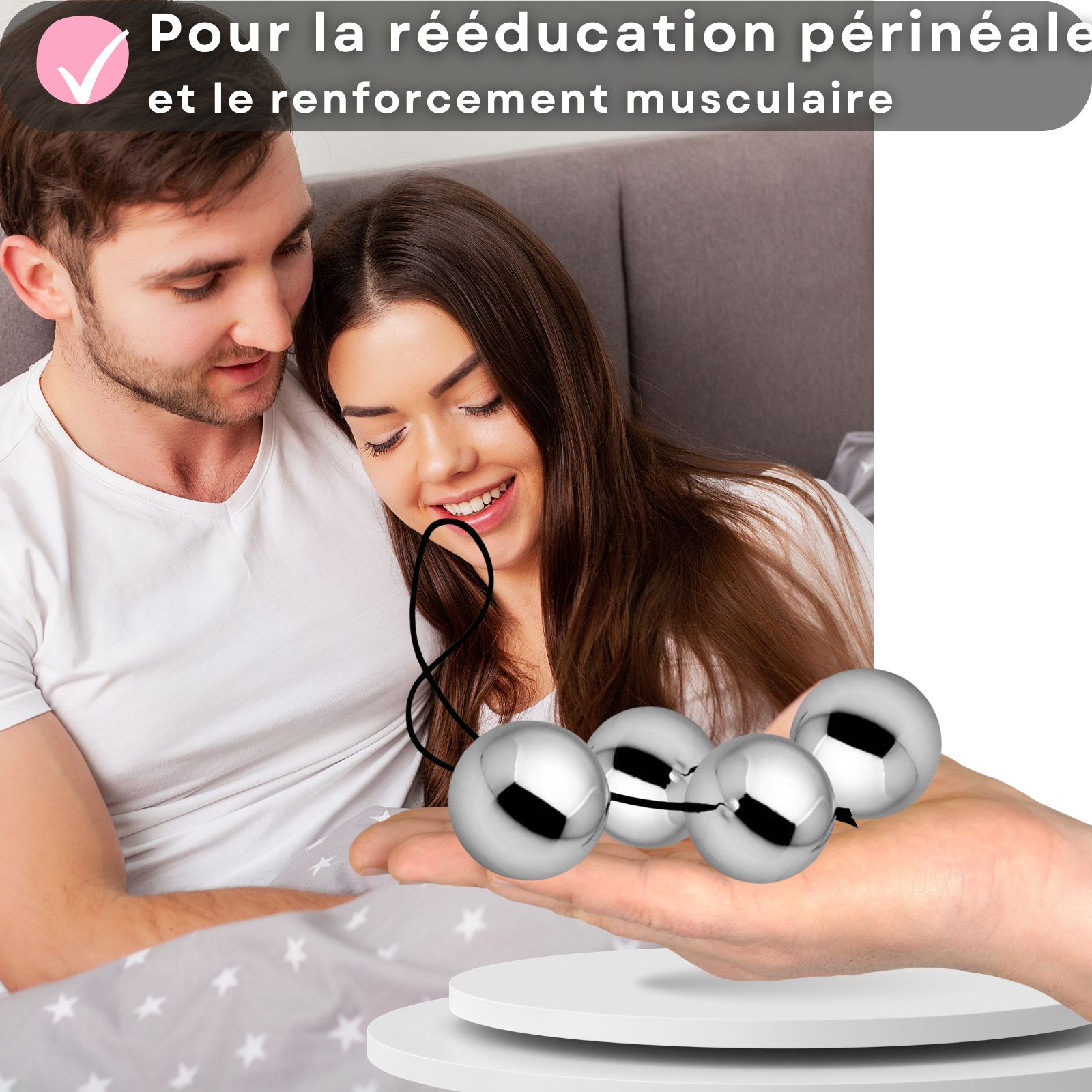 Lovelyness -  Perles d'amour en métal, 2 cm, 100 g