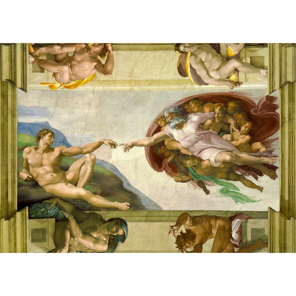 enjoy Puzzel Michelangelo Buonarroti: Creatie van Adam 1000 stuks