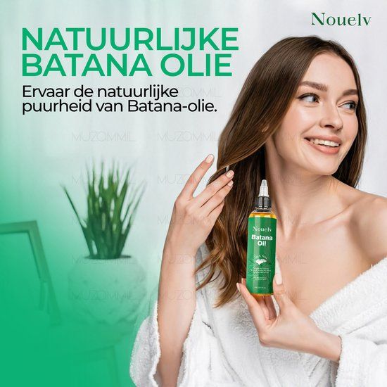 Nouelv Batana Oil - 100% Puur & Natuurlijke Haarolie tegen Haaruitval - Dermatologisch Getest