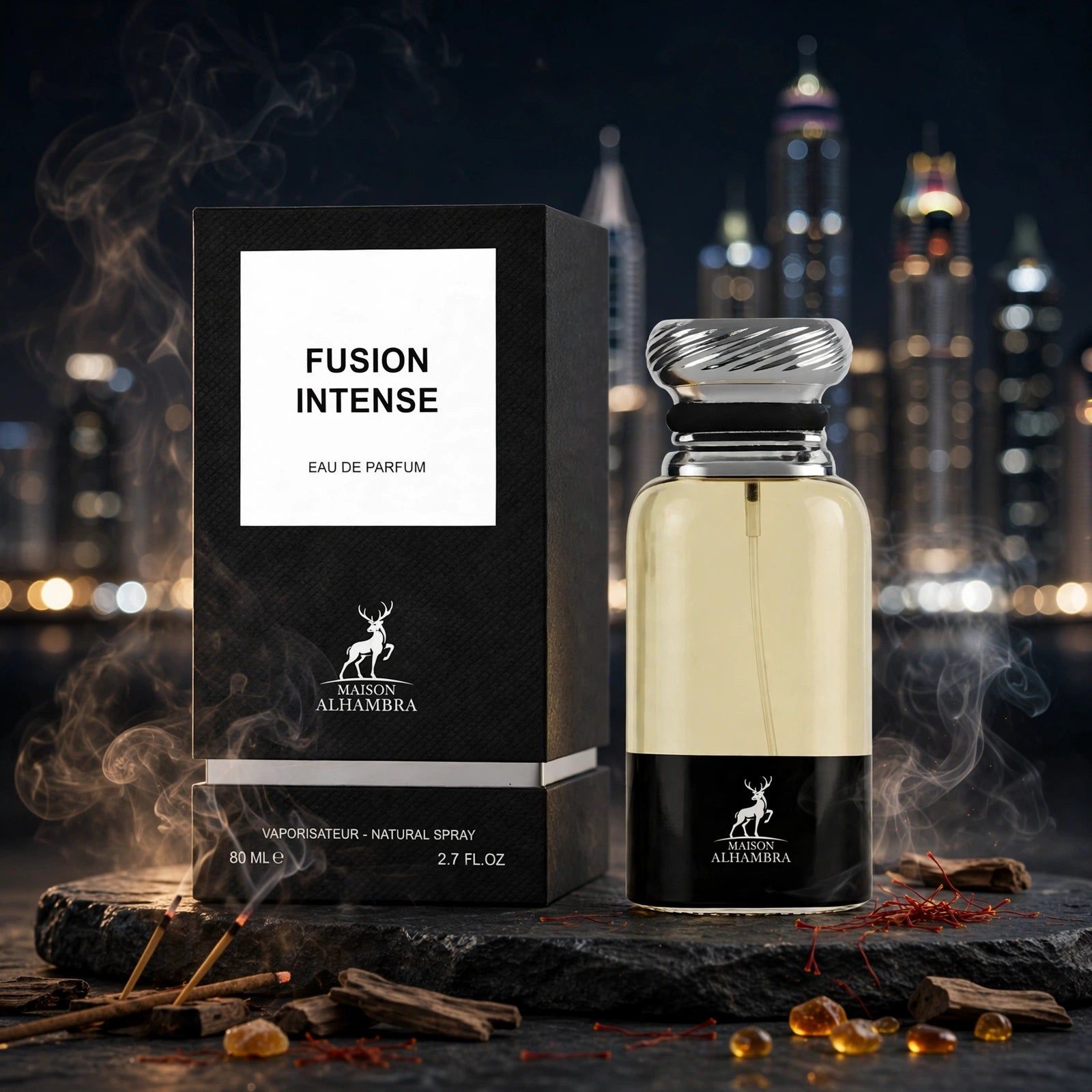 Maison Alhambra Fusion Intense Eau de Parfum flacon 80ml.