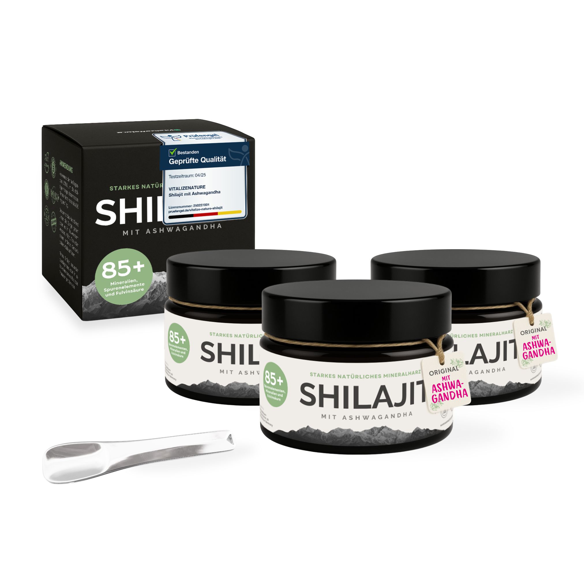 VitalizeNature Shilajit met Ashwagandha