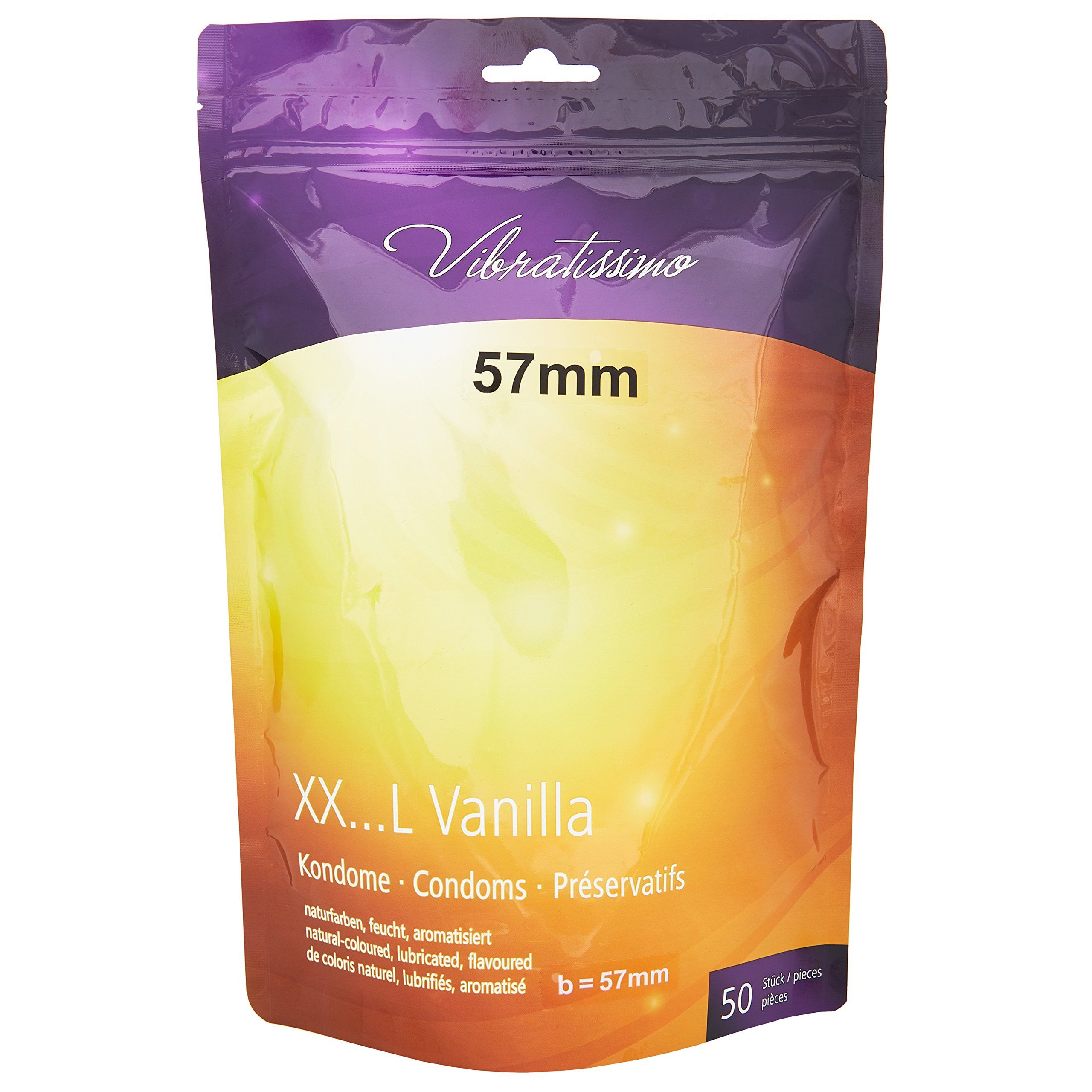 Vibratissimo Préservatifs Vanilla XXL 60mm