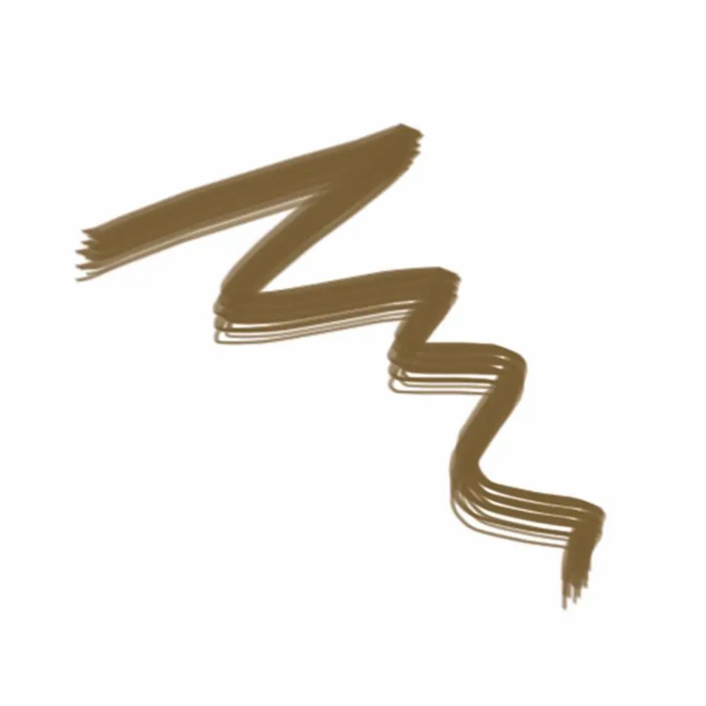 Zigzagstreep in taupe. Meerdere parallelle strepen vormen een zigzag. Op witte achtergrond.