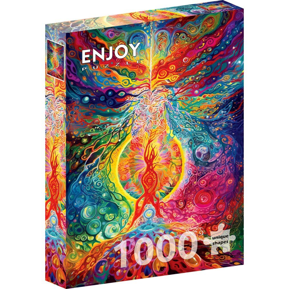 enjoy Puzzel Epicentre van de Regenboog 1000 stuks