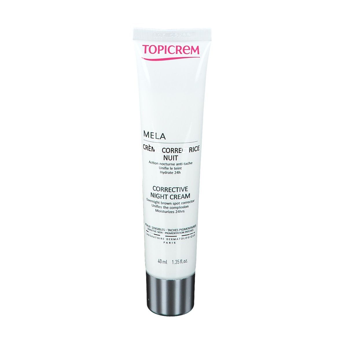 Topicrem Mela Crème Correctrice Nuit