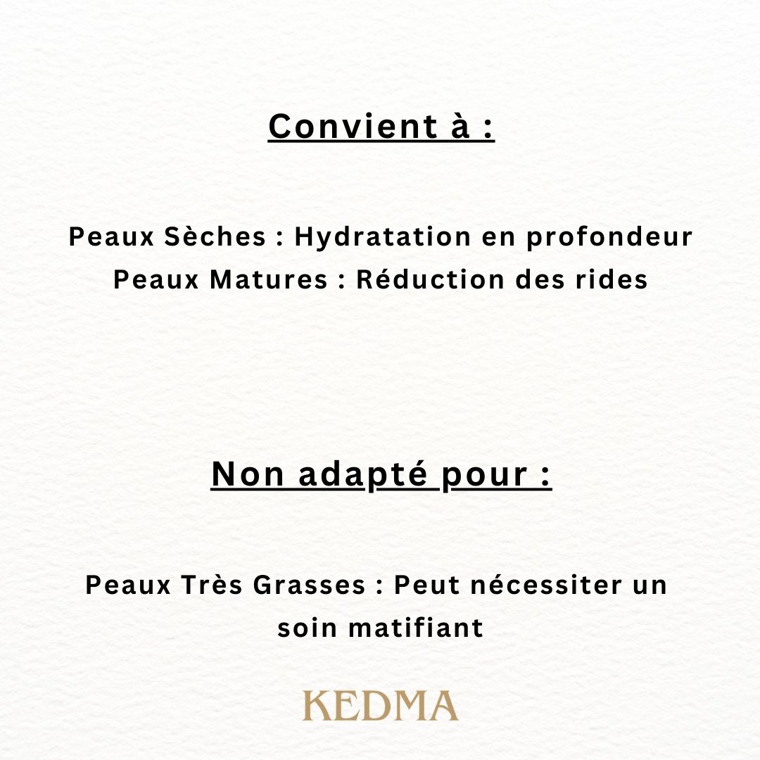 Kedma - Sérum Jour Élixir à l'Acide Hyaluronique et Vitamines