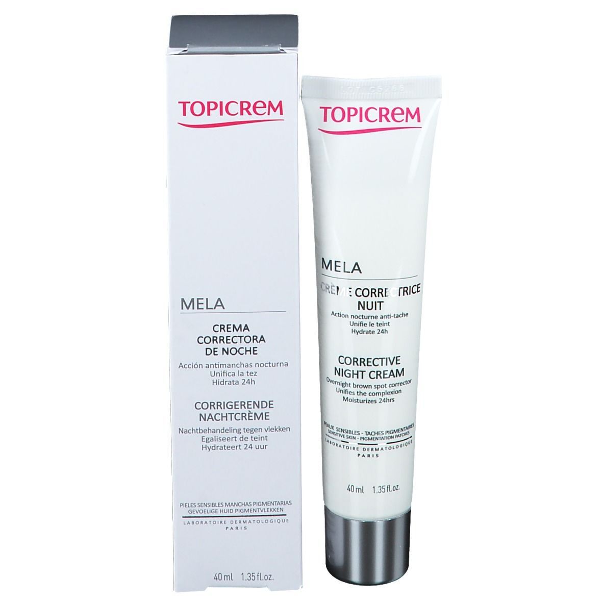 Topicrem Mela Crème Correctrice Nuit